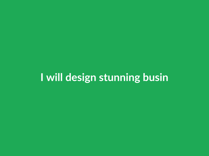 I will design stunning business cards and stationery