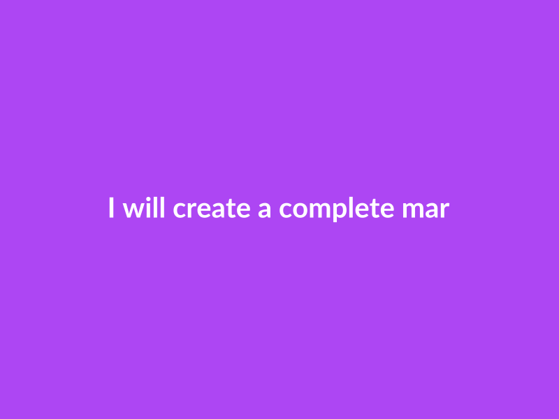 I will create a complete marketing funnel