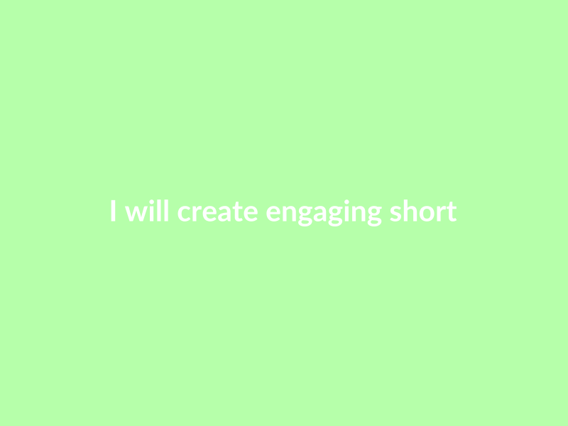 I will create engaging short form content