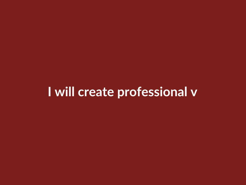 I will create professional voiceover recordings