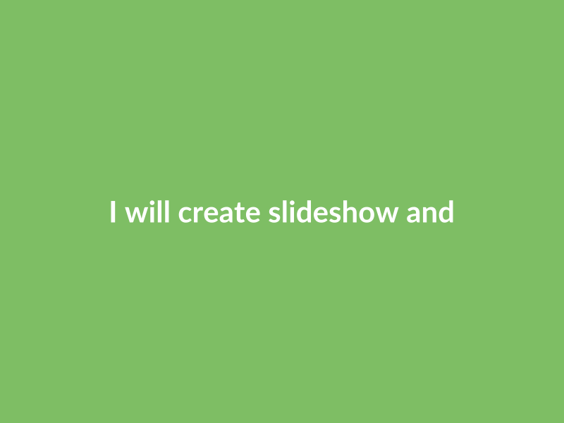 I will create slideshow and promo videos
