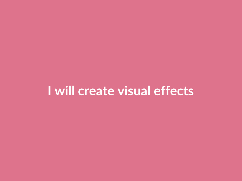 I will create visual effects for your video