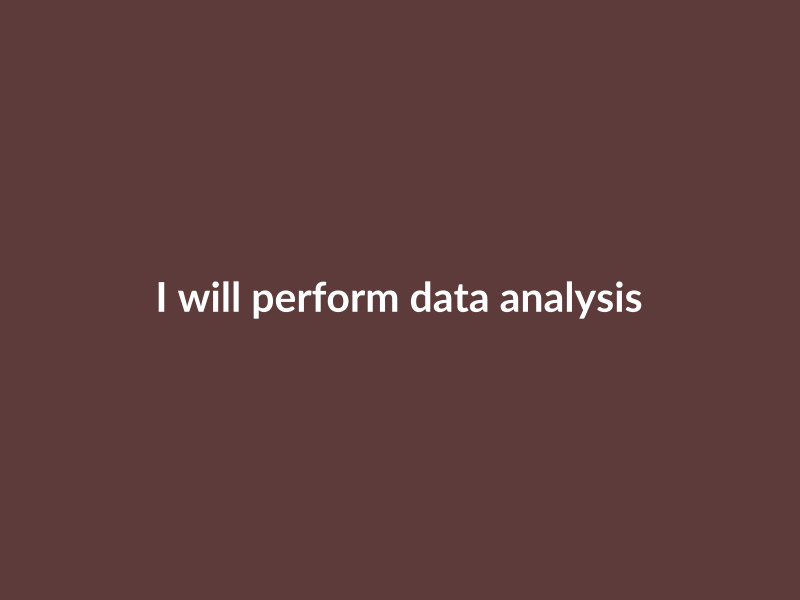 I will perform data analysis and insights