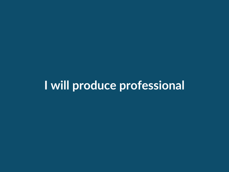 I will produce professional music