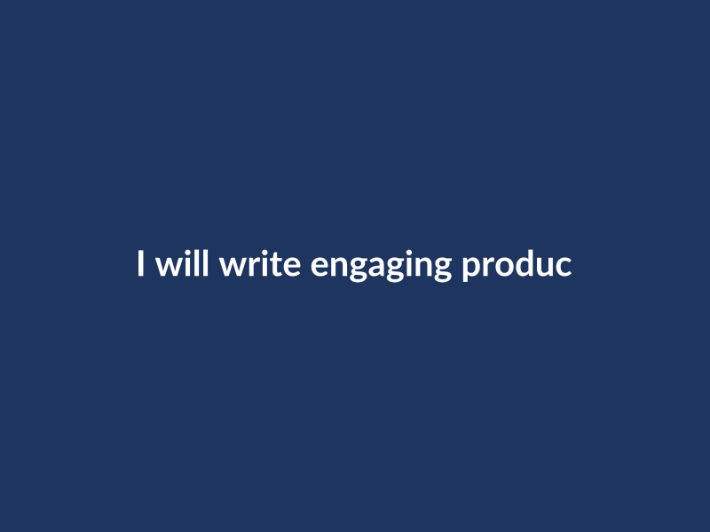 I will write engaging product descriptions